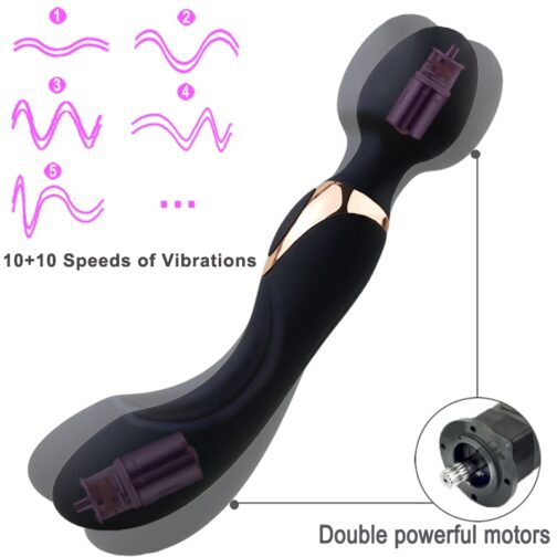 10 Speeds Powerful Big Vibrators for Women Magic Wand Body Massager Sex Toy For Woman Clitoris 3