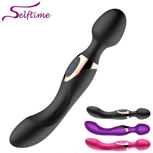 10 Speeds Powerful Big Vibrators for Women Magic Wand Body Massager Sex Toy For Woman Clitoris