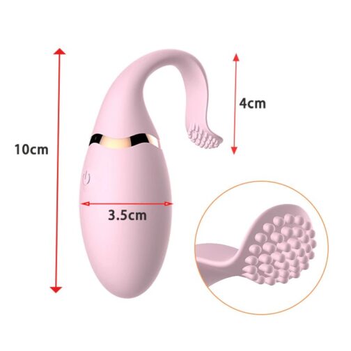 Wireless Remote Control Silicone Bullet Egg Vibrators for Women USB Charge G Spot Clitoris Stimulator Adult 2