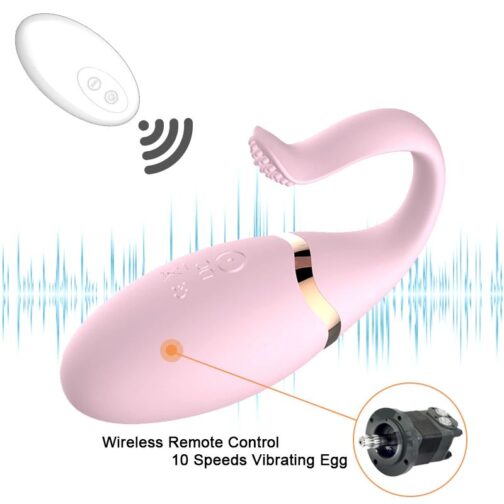 Wireless Remote Control Silicone Bullet Egg Vibrators for Women USB Charge G Spot Clitoris Stimulator Adult 4