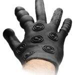 Silicone Stimulation Glove - Black