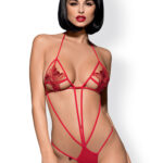 Bielizna-Luiza body czerwone  S/M