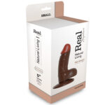 Dildo-REALISTIC DILDO REAL RAPTURE BROWN 5""""""""