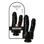 Dildo- Romolo e Remo Black 7.5""