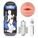 Masturbator z wibracją -  Sex In A Can Mouth Lotus Tunnel - Usta