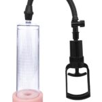 Power Escorts –Power Pump Juicy – Penis Pump – With Improved Exchangeable Pussy – Black/Transparant