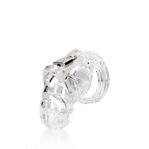 model 25 chastity cage 3 5 9 cm transpar 3