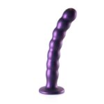 Silikonowy dildo z koralikami do punktu G - 20,5 cm