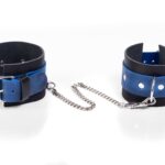 Kajdanki- Cuffs Crazy Horse Blue, Big