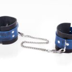 Kajdanki- Cuffs Crazy Horse Blue, Small
