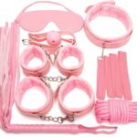 Fetish Fever - Bondage Set - 7 pieces - Pink