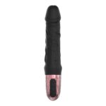 Power Escorts - Driller De Luxe Black - 21 Cm / 8.2 Inch Fat Silicone Realistic Vibrator