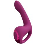 Riko - Rechargeable Triple Action Thumper with Advanced Finger Motion & Pulse Wave Stimulator - Pink