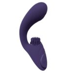 Gen - Rechargeable Triple Action G-Spot Vibrator with Pulse Wave  and Vibrating Bristles - Purple