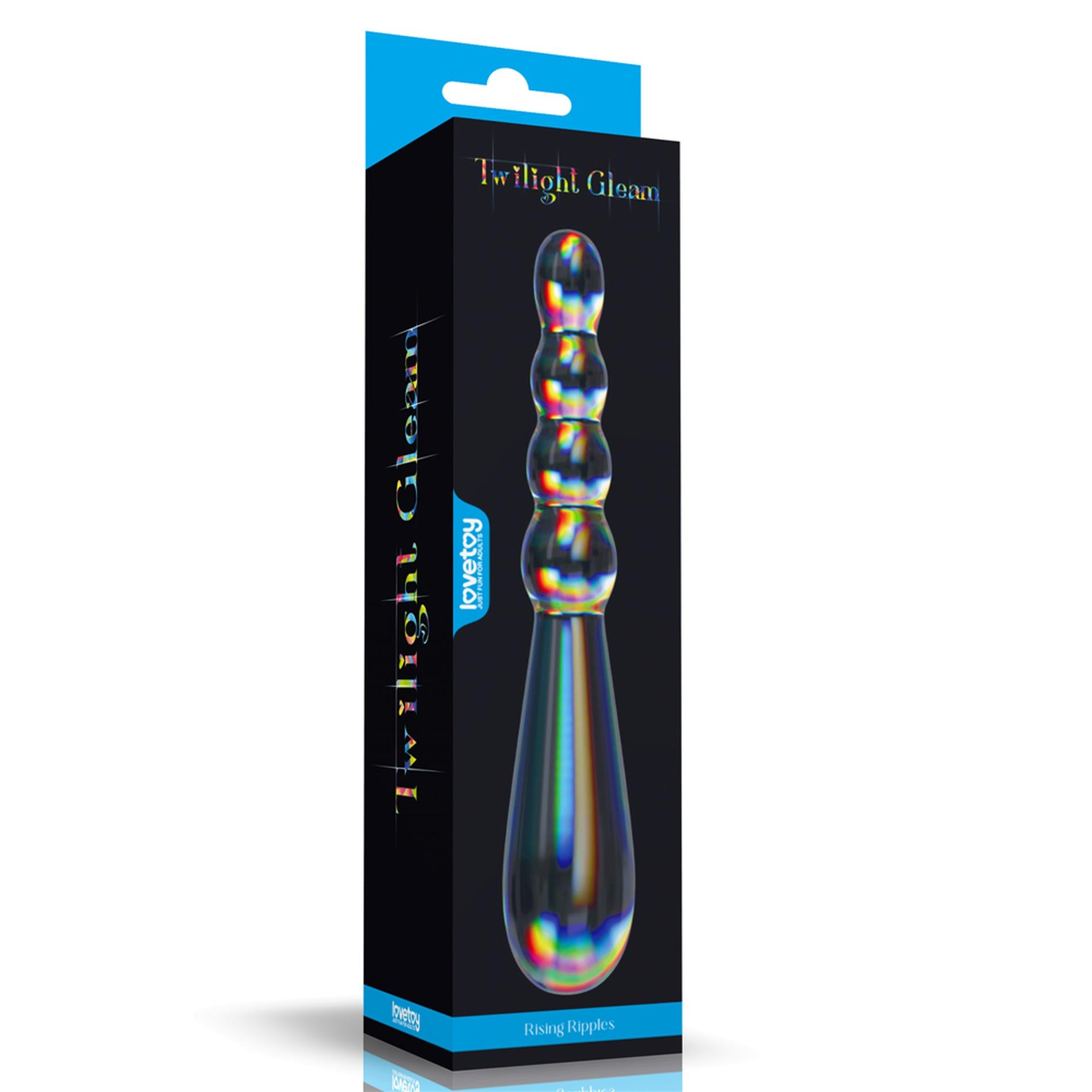 Twilight Gleam Glass Dildo